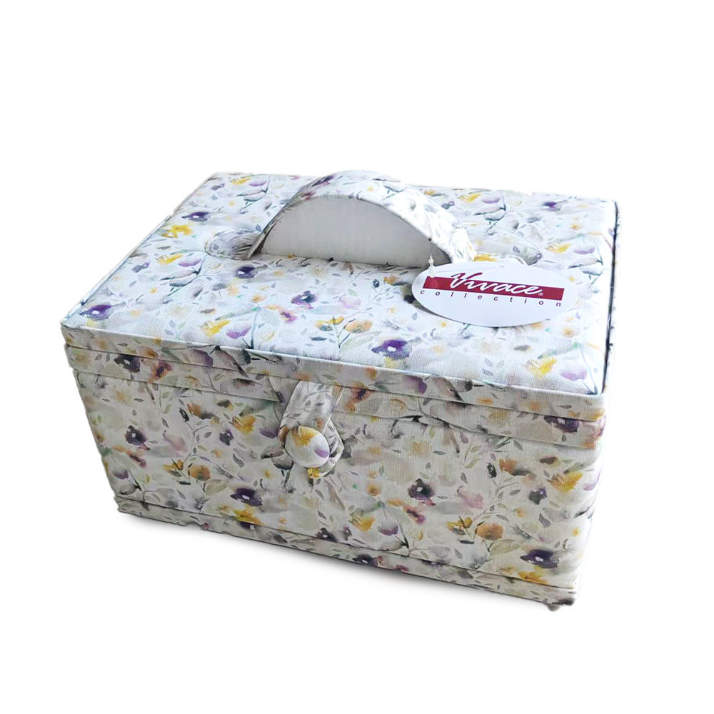 Vivace VIVACE Medium Sewing Basket - 25 cm x 19 cm x 15 cm (10" x 7 1/2" x 5 3/4")