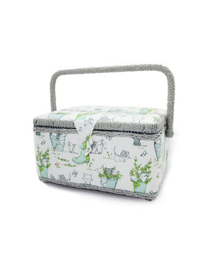 Vivace VIVACE Medium Sewing Basket - 25 cm x 19 cm x 15 cm (10" x 7 1/2" x 5 3/4")
