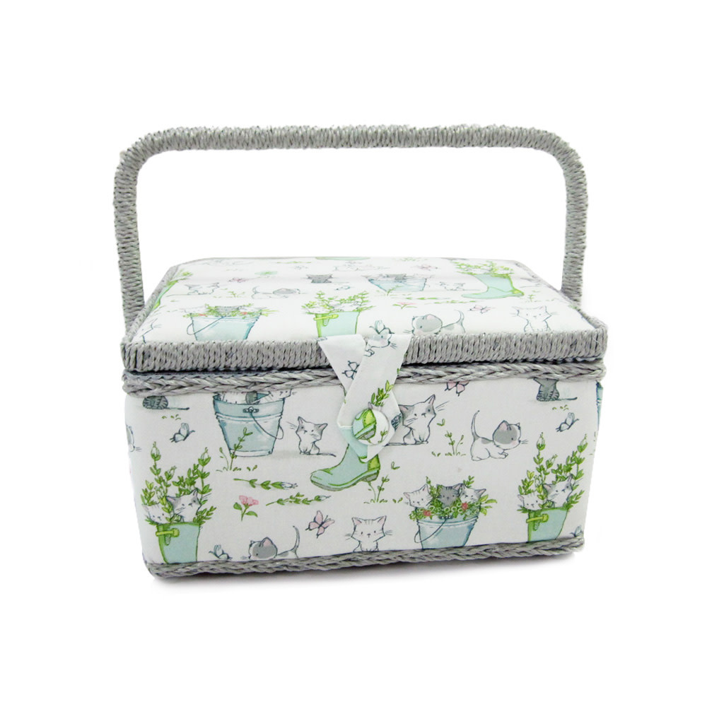 Vivace VIVACE Medium Sewing Basket - 25 cm x 19 cm x 15 cm (10" x 7 1/2" x 5 3/4")