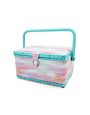 Vivace VIVACE Medium Sewing Basket - 25 cm x 19 cm x 15 cm (10" x 7 1/2" x 5 3/4")