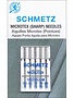 Aiguilles Microtex SCHMETZ #1839 sur carton - Grosseurs assorties - 5 unités