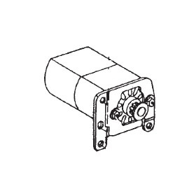 Janome Moteur janome 134D, 234D, 334D, 434D, XG-43D, FOUR DLR-DLG-DLB