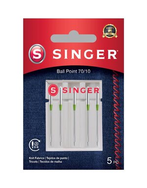 Singer Singer ball point needles Size 70/10 5 Pack