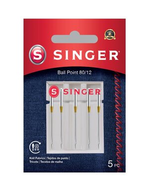 Singer Singer ball point needles 80/12 5-Pack