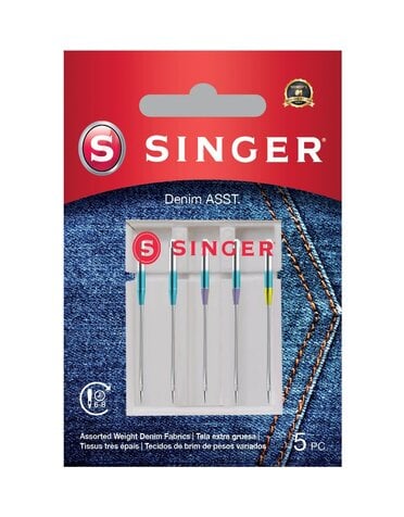 Singer Singer aiguilles denim assorties paquet de 5