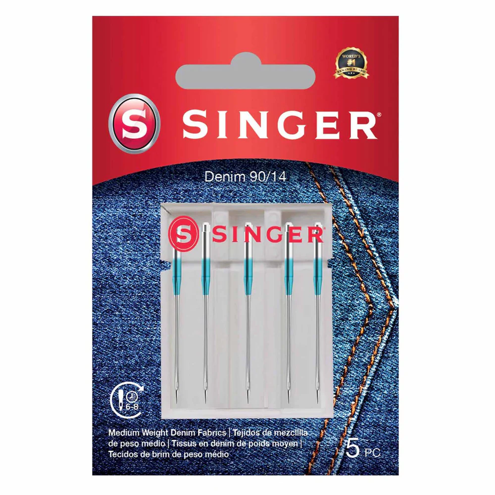 Singer Singer denim needles Size 90/14 5-Pack