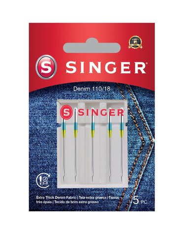 Singer Singer denim needles size 110/18 5-Pack