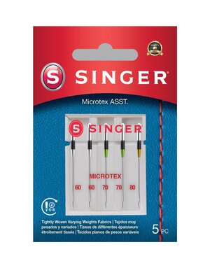 Singer Singer aiguilles microtex assorties paquet de 5