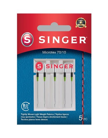 Singer Singer microtex needles 70/10 5-Pack