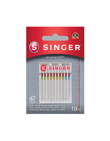 Singer Singer universal needles assorted sizes 10-Pack