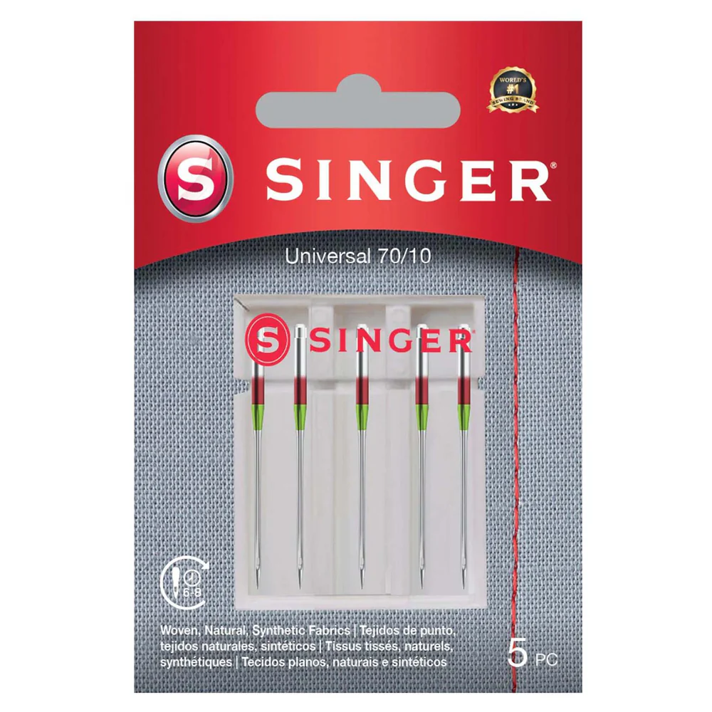 Singer Singer aiguilles universelles 70/10 paquet de 5