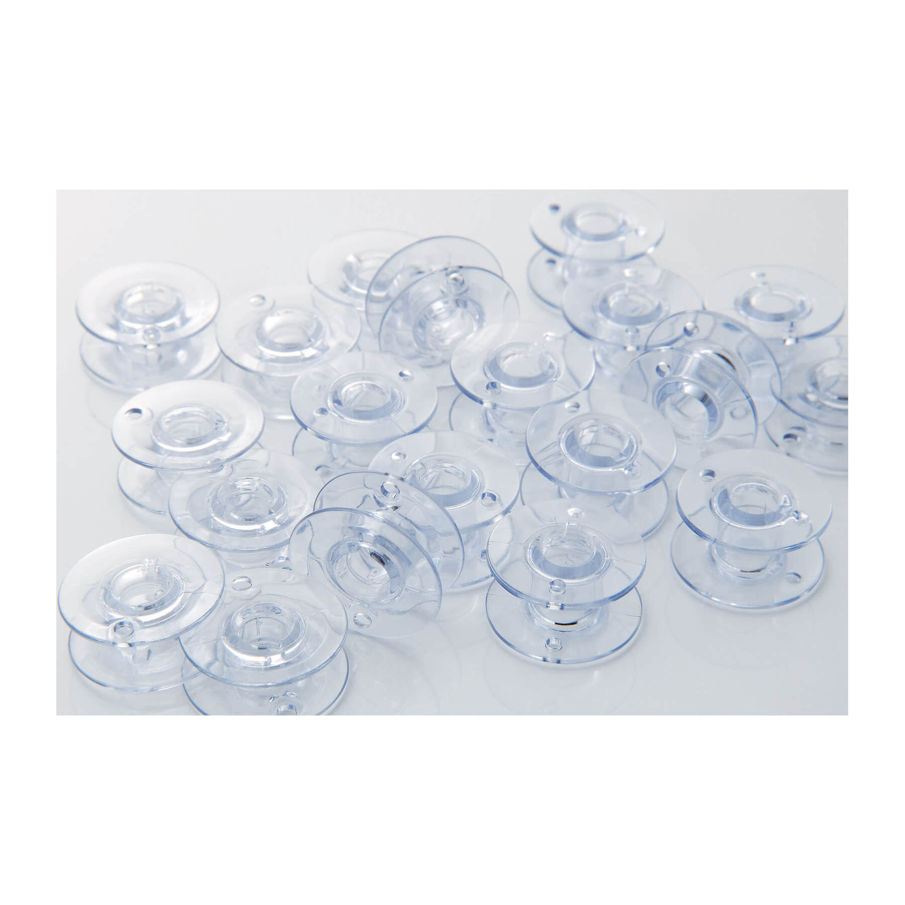 Brother Brother SA156 Clear Plastic Standard Bobbins 10-pack, 11.5 Size