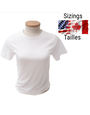 Pénélope T-shirts de sublimation pour adultes super doux (95 % polyester-5 % élasthanne)