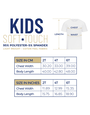Pénélope t-shirts à sublimation pour enfants (95 % polyester, 5 % élasthanne) avec sensation de coton super doux.