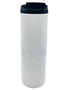Pénélope 20 oz stainless steel sublimation tumbler with screw-on lid