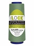 TRULOCK Ensemble de 5 cones de fil pour surjeter 1500m TRULOCK Premium - vert sauge