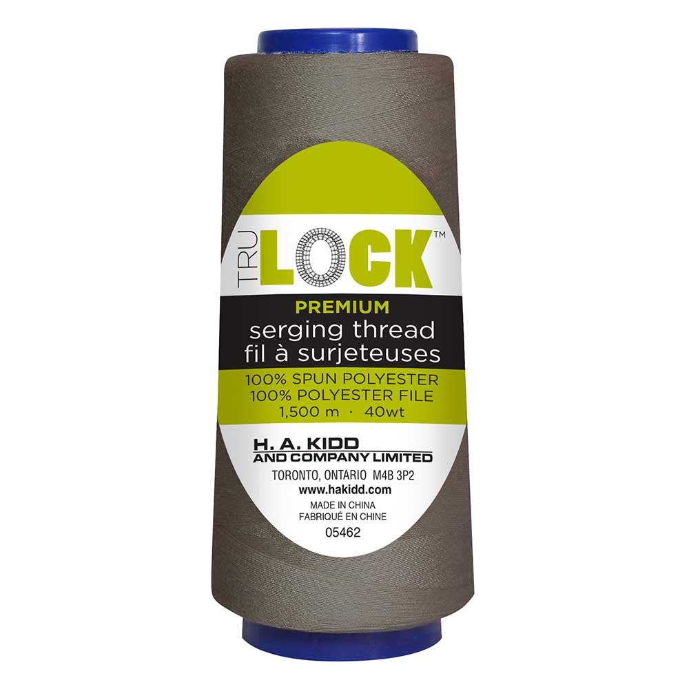 TRULOCK Set of 5 cones of TRULOCK Premium serging thread 1500m - Taupe