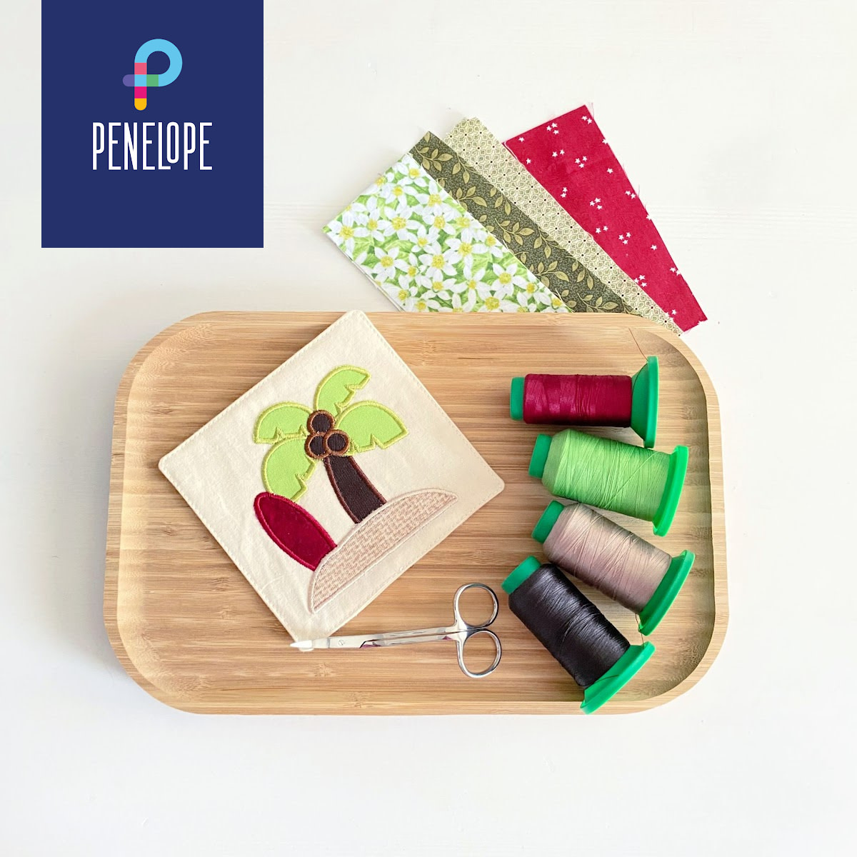Pénélope Les appliqués en broderie
