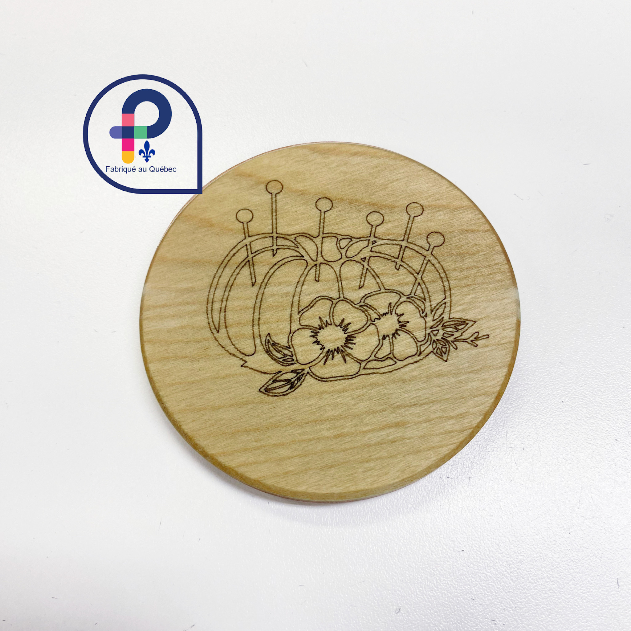 L'Atelier a Many & Famille Sous-verre motif de couture