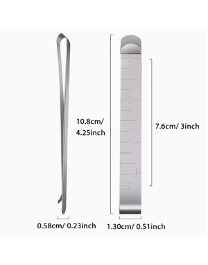 Pénélope 5 Hem Clips with Measuring Guide – 3 Inches