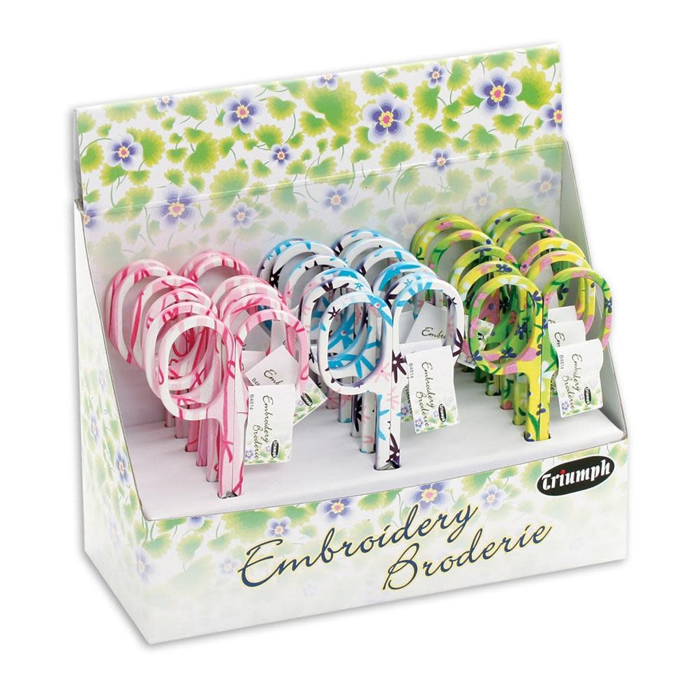 Sew Tasty SEW TASTY Floral Embroidery Scissors 4" (10.2 cm) ( sold individually )