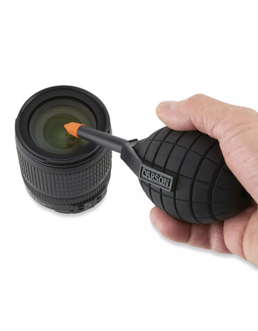 Carson Optical DustBlaster Air Blast Cleaning Tool with Dust Block Tip