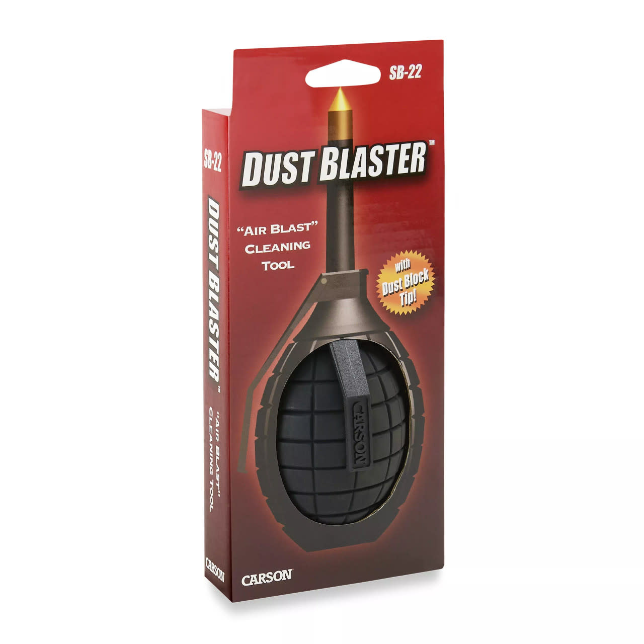 Carson Optical Outil de nettoyage à air comprimé DustBlaster avec embout anti-poussière