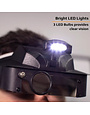 Carson Optical The LumiVisor™ 2x/3x/5x/6x Magnification LED Lit Head Visor Magnifier