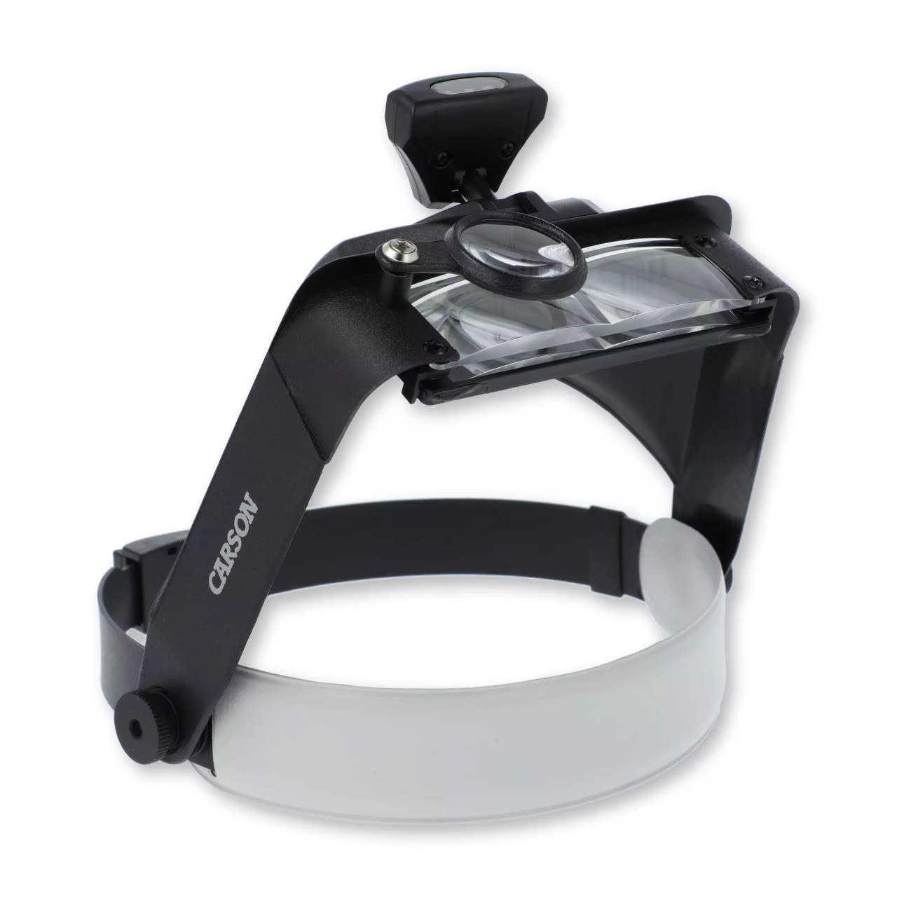 Carson Optical LumiVisor™ Viseur frontal lumineux à DEL avec grossissement 2x/3x/5x/6x