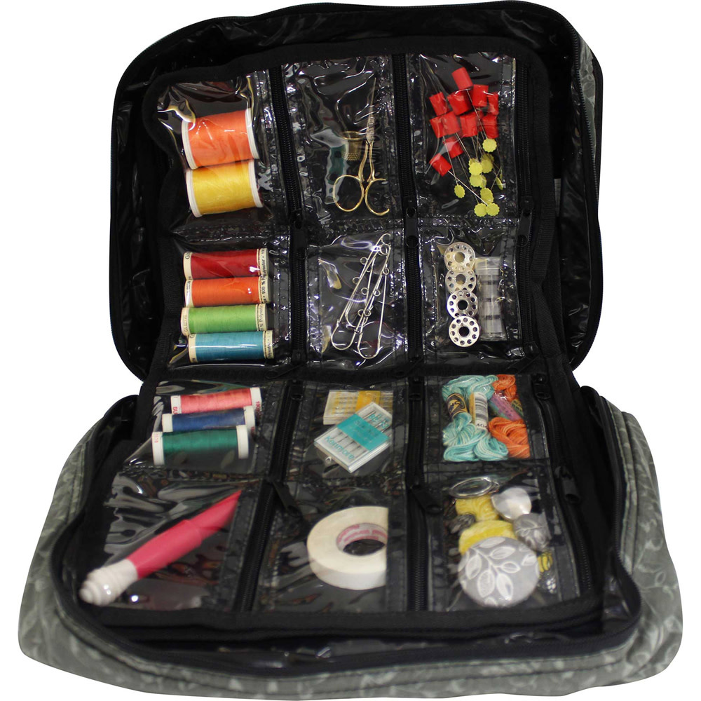 Vivace VIVACE Craft Tote Inserts 12 Pockets Black - 30 x 51cm (12″ x 20″)