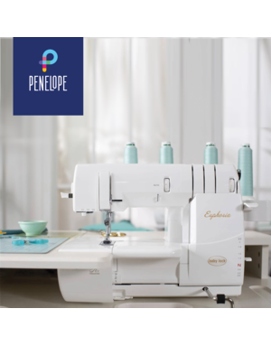 Pénélope Sew with the coverstitch