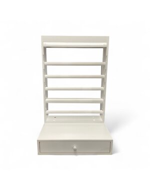L'Atelier a Many & Famille white stabilizer stand with drawer