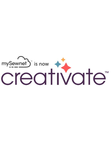 CREATIVATE Creativate Gold logiciel mise à niveau numérique MySewnet Silver 2021