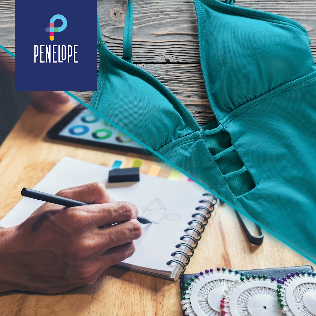 Pénélope Sewing swimsuits 2