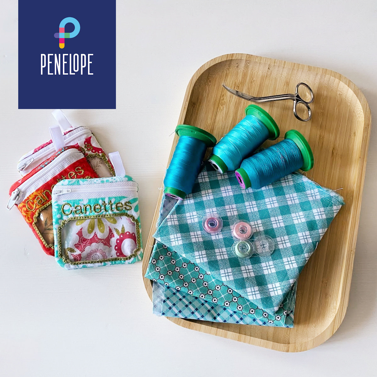 Pénélope Technique de projet dans le cerceau (In the hoop)