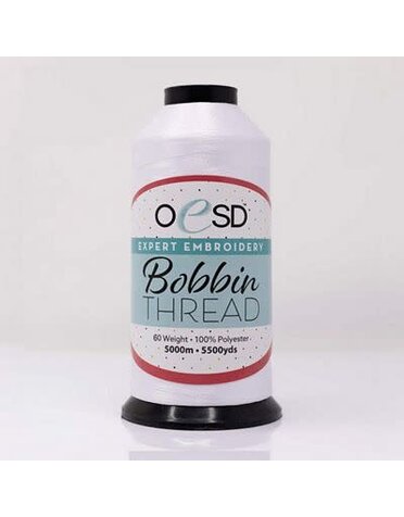 OESD OESD Bobbin Thread White 60wt 5500 yards
