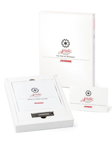 Janome Upgrades Artistic Digitizer from the full version 1.7 (or earlier) to the full version 2.0