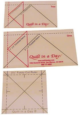 Quilt in a Day Ensemble de règles mini flying geese