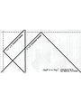 Quilt in a Day Small Flying Geese Ruler 3inx6in