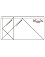 Quilt in a Day Règle large Flying Geese 4 po x 8 po