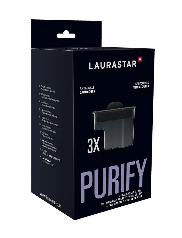 Laurastar Cartouches anti-calcaire pour modèles Smart  - Paquet de 3
