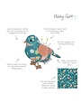 Hobby Pelote à épingles motif oiseau