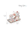 Hobby Pincushion Notions Sewing Machine