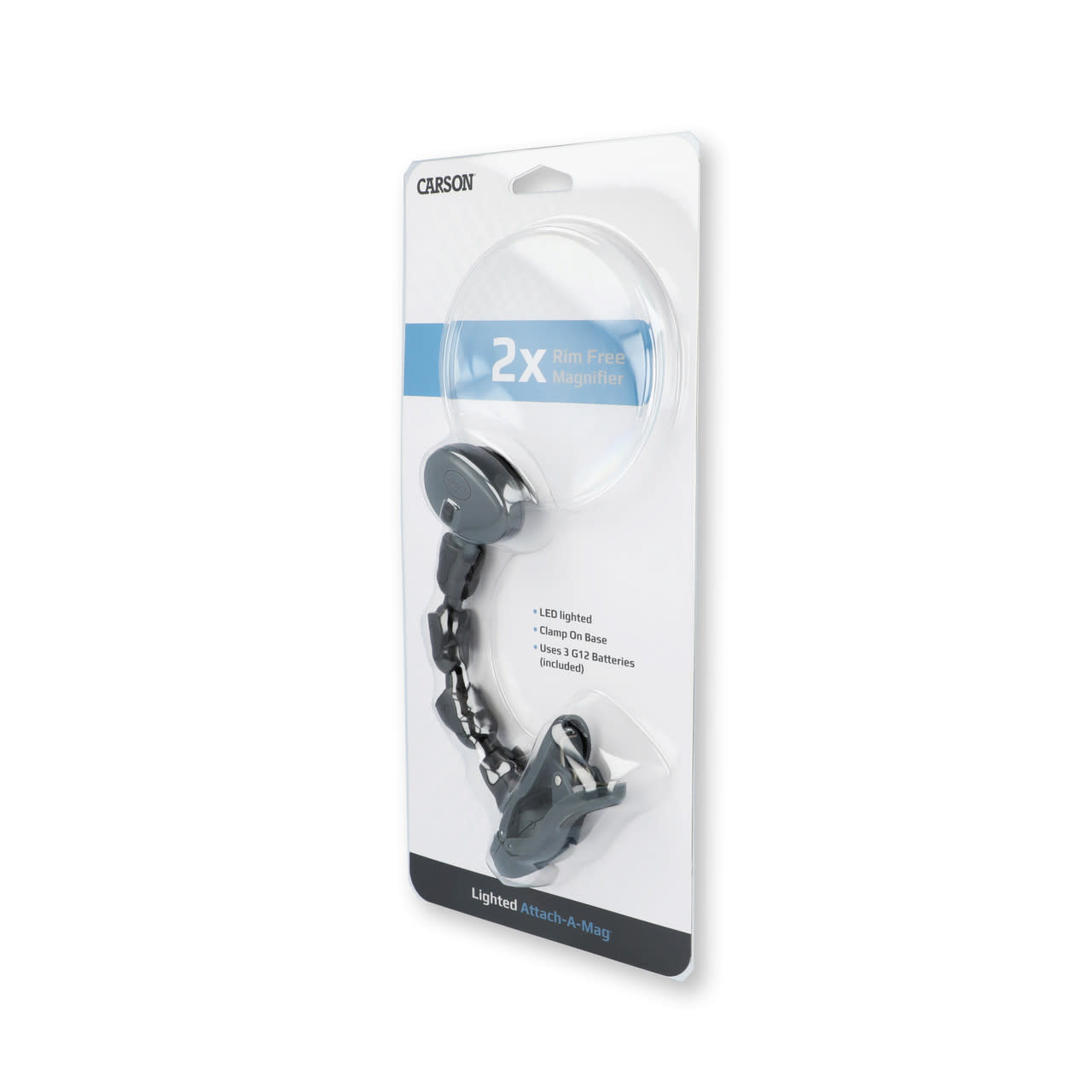 Carson Optical Attach-A-Mag™ 2x Adjustable Clip-On Magnifier