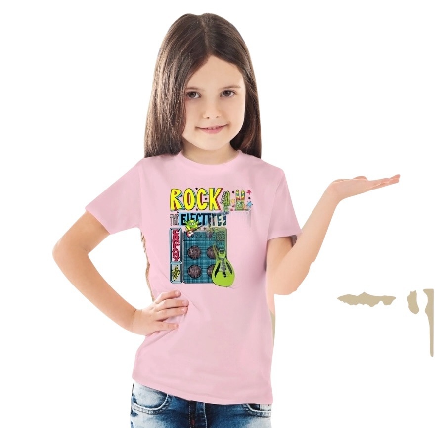 Pénélope Children's sublimation t-shirts (95% polyester, 5% spandex) with an ultra-soft cotton-like feel