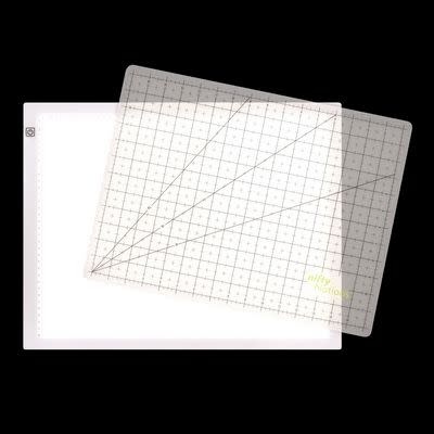 Nifty Notions Nifty Notions Trace & Trim Studio Lightbox is an ultra-thin LED light box combined with a cutting mat
