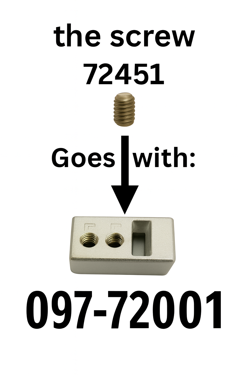 Baby Lock Needle clamp silver ( new ) Baby Lock Vibrant