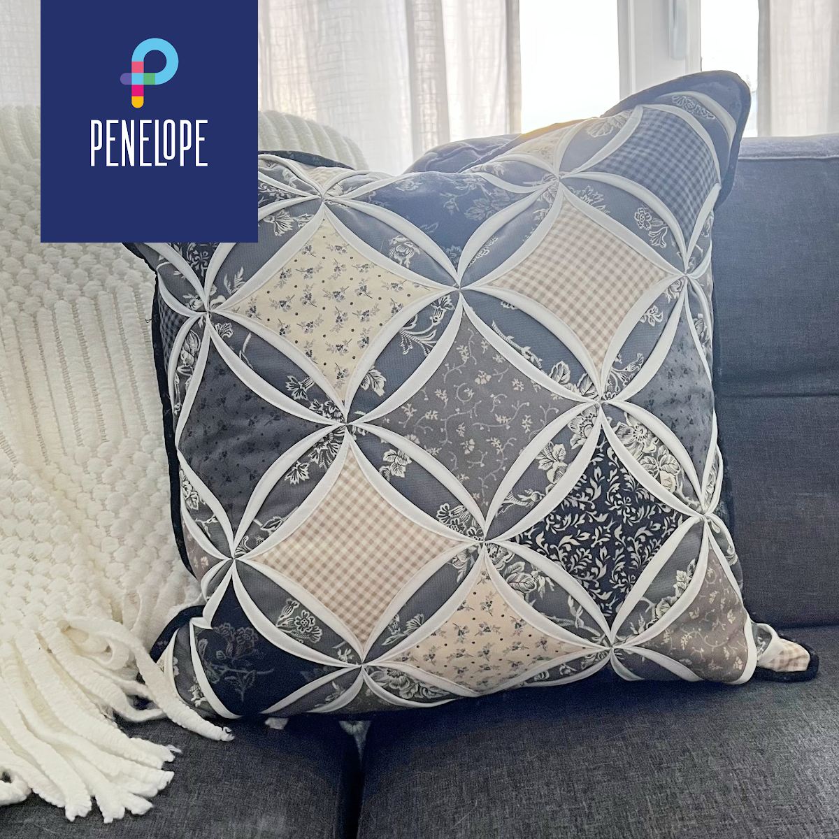 Pénélope Cathedral Window Quilt