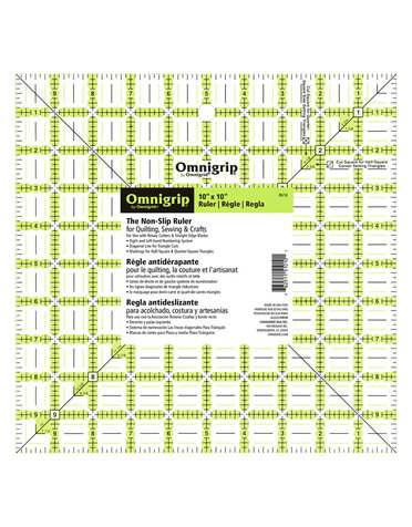 OMNIGRIP Règle OMNIGRIP - 10" x 10" (25.4 x 25.4cm)