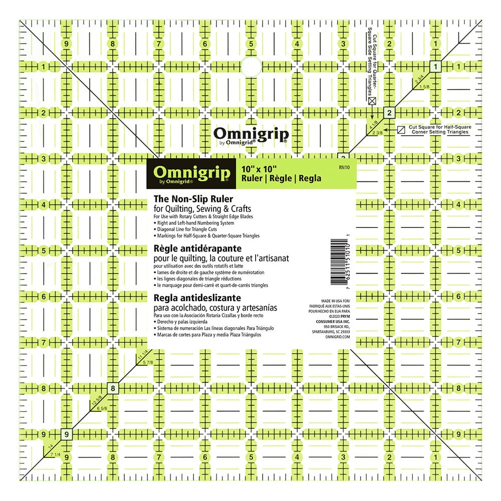 OMNIGRIP OMNIGRIP Ruler - 10" x 10" (25.4 x 25.4cm)